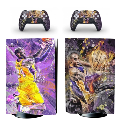 Sports Kobe Bryant decal skin for PS5 Disc Edition Console and two Controllers