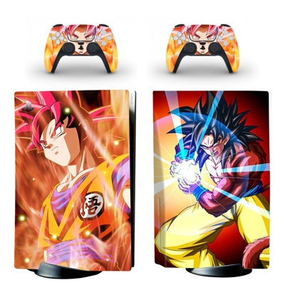 Anime Dragon Ball decal skin for PS5 Disc Edition Console .. Anime Dragon Ball decal skin for PS5 Disc Edition Console ..