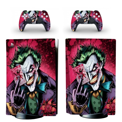 Clown Joker decal skin for PS5 Disc Edition Console and tw.. Clown Joker decal skin for PS5 Disc Edition Console and tw..