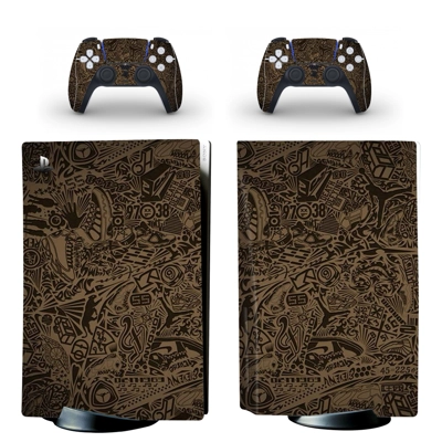 Air Jordan decal skin for PS5 Disc Edition Console and two Controllers