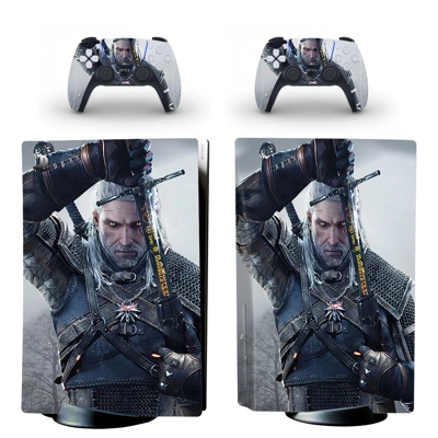 The Witcher Wild Hunt decal skin for PS5 Disc Edition Cons.. The Witcher Wild Hunt decal skin for PS5 Disc Edition Cons..