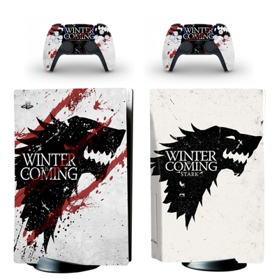 Tv Series Game of Thrones decal skin for PS5 Disc Edition .. Tv Series Game of Thrones decal skin for PS5 Disc Edition ..