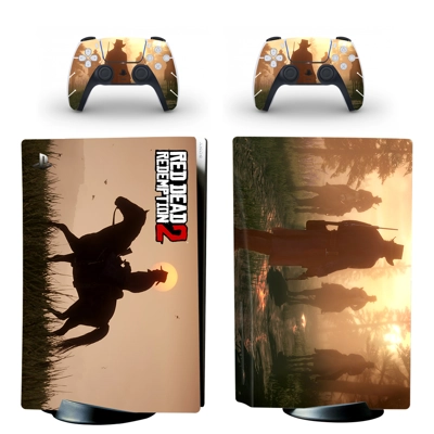 Red Dead Redemption 2 decal skin for PS5 Disc Edition Cons.. Red Dead Redemption 2 decal skin for PS5 Disc Edition Cons..