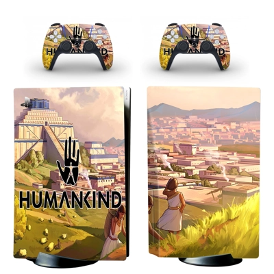 Humankind decal skin for PS5 Disc Edition Console and two .. Humankind decal skin for PS5 Disc Edition Console and two ..