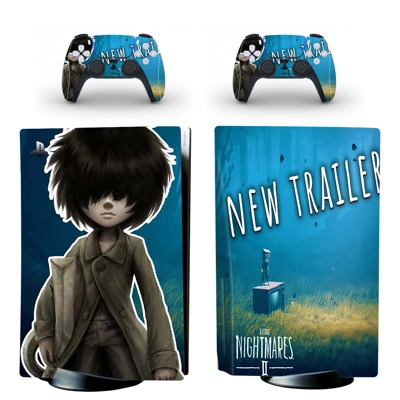Little Nightmares 2 decal skin for PS5 Disc Edition Console and two Controllers
