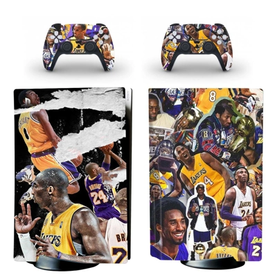 Team Basketball decal skin for PS5 Disc Edition Console and two Controllers