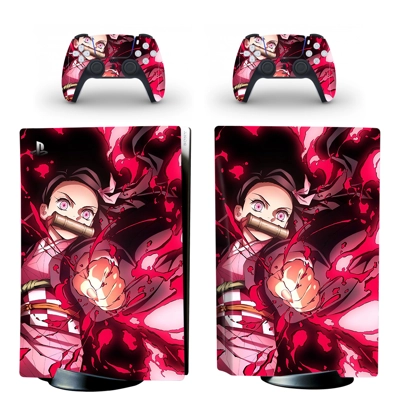 Kimetsu No Yaiba decal skin for PS5 Disc Edition Console a.. Kimetsu No Yaiba decal skin for PS5 Disc Edition Console a..
