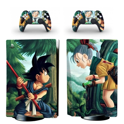 Dragon Ball decal skin for PS5 Disc Edition Console and two Controllers