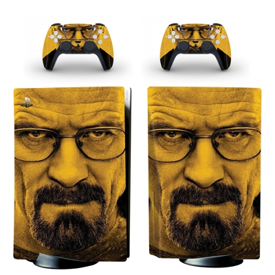Breaking Bad Movie decal skin for PS5 Disc Edition Console and two Controllers