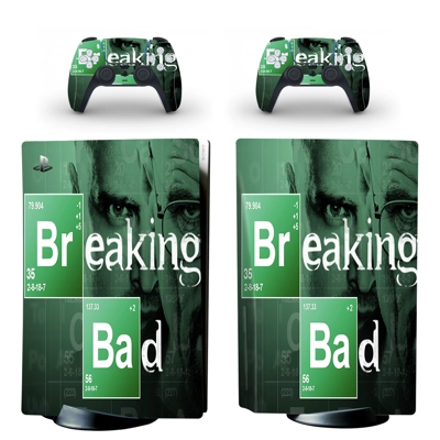 Breaking Bad Movie decal skin for PS5 Disc Edition Console and two Controllers