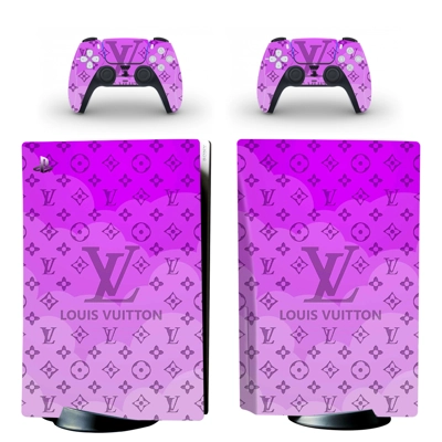 Louis Vuitton decal skin for PS5 Disc Edition Console and .. Louis Vuitton decal skin for PS5 Disc Edition Console and ..