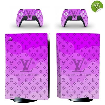 Louis Vuitton decal skin for PS5 Disc Edition Console and .. Louis Vuitton decal skin for PS5 Disc Edition Console and ..