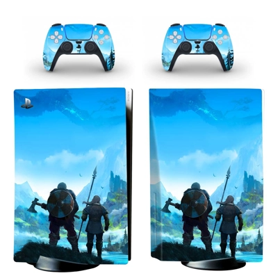 Hall of Valor decal skin for PS5 Disc Edition Console and .. Hall of Valor decal skin for PS5 Disc Edition Console and ..
