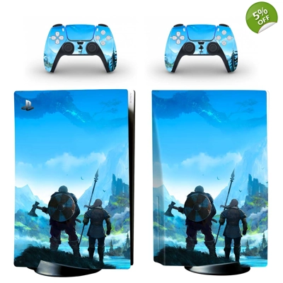 Hall of Valor decal skin for PS5 Disc Edition Console and .. Hall of Valor decal skin for PS5 Disc Edition Console and ..