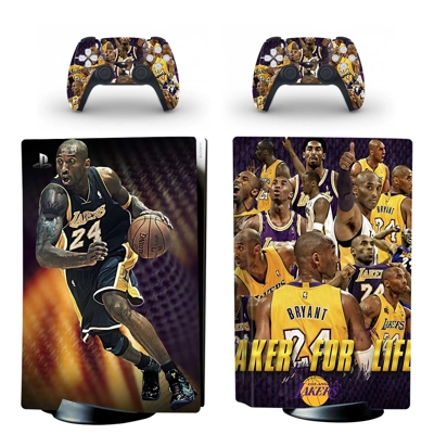 NBA Kobe Bryant decal skin for PS5 Disc Edition Console and two Controllers