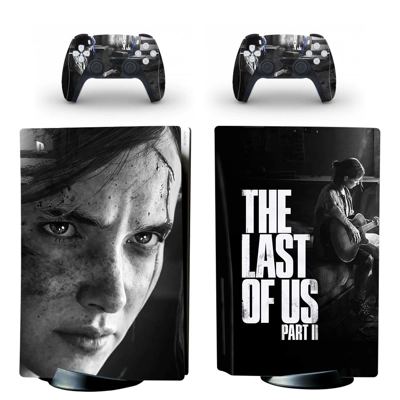 The Last of Us decal skin for PS5 Disc Edition Console and two Controllers