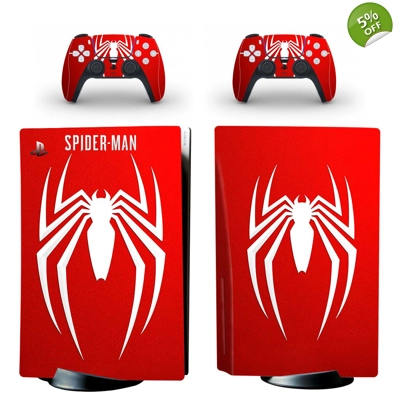 Movie Spiderman decal skin for PS5 Disc Edition Console an.. Movie Spiderman decal skin for PS5 Disc Edition Console an..