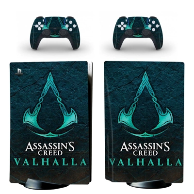 Assassin's Creed Valhalla decal skin for PS5 Disc Edition .. Assassin's Creed Valhalla decal skin for PS5 Disc Edition ..