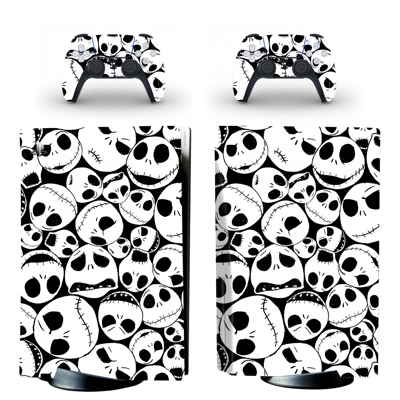 Skull Texture decal skin for PS5 Disc Edition Console and .. Skull Texture decal skin for PS5 Disc Edition Console and ..