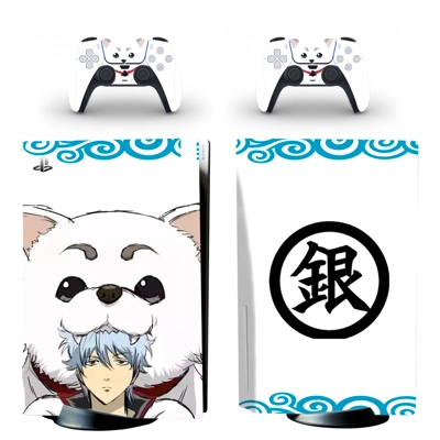 Anime Gintama decal skin for PS5 Disc Edition Console and .. Anime Gintama decal skin for PS5 Disc Edition Console and ..