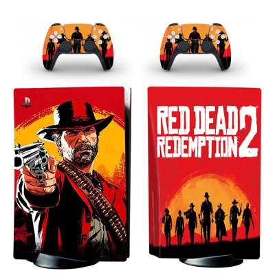 Red Dead Redemption 2 decal skin for PS5 Disc Edition Cons.. Red Dead Redemption 2 decal skin for PS5 Disc Edition Cons..