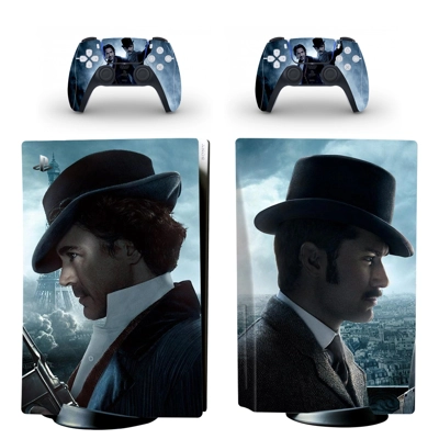 Sherlock Holmes decal skin for PS5 Disc Edition Console an.. Sherlock Holmes decal skin for PS5 Disc Edition Console an..