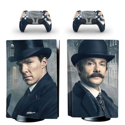 Sherlock Holmes decal skin for PS5 Disc Edition Console an.. Sherlock Holmes decal skin for PS5 Disc Edition Console an..