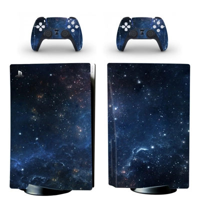 Starry Sky decal skin for PS5 Disc Edition Console and two.. Starry Sky decal skin for PS5 Disc Edition Console and two..