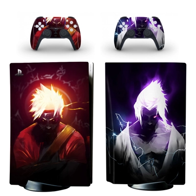 Anime Naruto decal skin for PS5 Disc Edition Console and t.. Anime Naruto decal skin for PS5 Disc Edition Console and t..