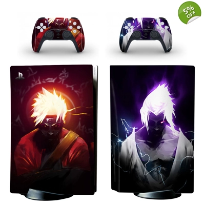 Anime Naruto decal skin for PS5 Disc Edition Console and t.. Anime Naruto decal skin for PS5 Disc Edition Console and t..