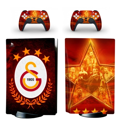 Galatasaray SK decal skin for PS5 Disc Edition Console and.. Galatasaray SK decal skin for PS5 Disc Edition Console and..
