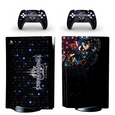 Kingdom Hearts decal skin for PS5 Disc Edition Console and.. Kingdom Hearts decal skin for PS5 Disc Edition Console and..
