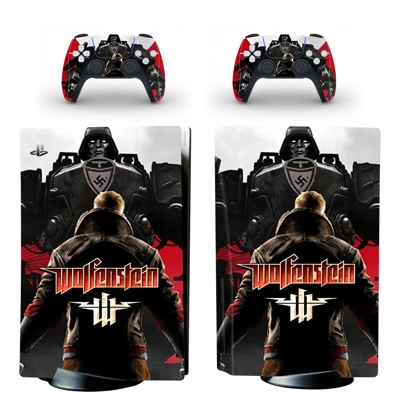 Wolfenstein decal skin for PS5 Disc Edition Console and tw.. Wolfenstein decal skin for PS5 Disc Edition Console and tw..