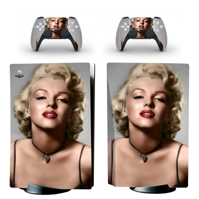 Marilyn Monroe decal skin for PS5 Disc Edition Console and.. Marilyn Monroe decal skin for PS5 Disc Edition Console and..