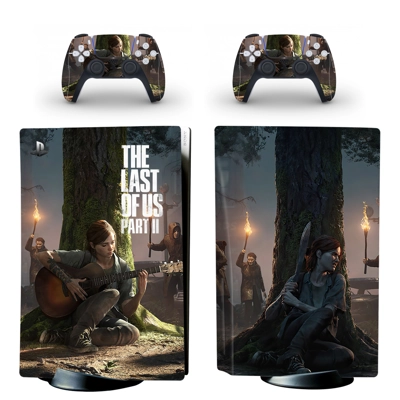 The Last of Us decal skin for PS5 Disc Edition Console and two Controllers