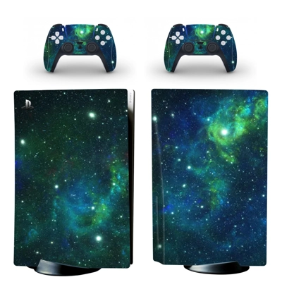 Starry Sky decal skin for PS5 Disc Edition Console and two.. Starry Sky decal skin for PS5 Disc Edition Console and two..