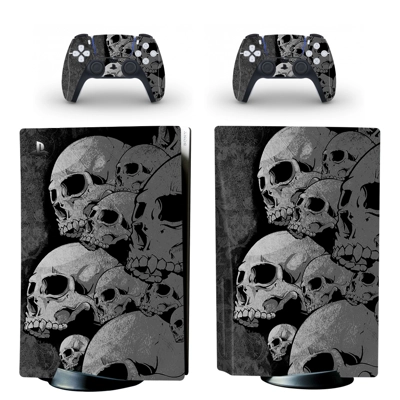 Skull Texture decal skin for PS5 Disc Edition Console and .. Skull Texture decal skin for PS5 Disc Edition Console and ..