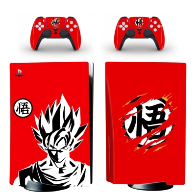 Anime Dragon Ball decal skin for PS5 Disc Edition Console .. Anime Dragon Ball decal skin for PS5 Disc Edition Console ..