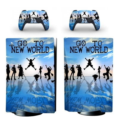 Anime One Piece decal skin for PS5 Disc Edition Console an.. Anime One Piece decal skin for PS5 Disc Edition Console an..