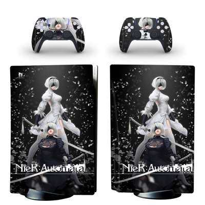 Nier Automata decal skin for PS5 Disc Edition Console and .. Nier Automata decal skin for PS5 Disc Edition Console and ..
