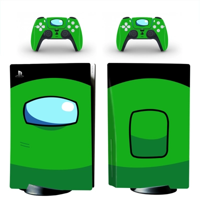 Among Us decal skin for PS5 Disc Edition Console and two C.. Among Us decal skin for PS5 Disc Edition Console and two C..