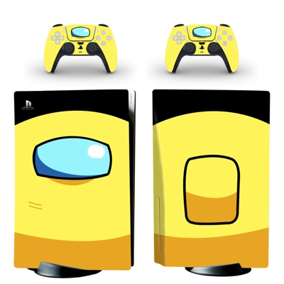 Among Us decal skin for PS5 Disc Edition Console and two C.. Among Us decal skin for PS5 Disc Edition Console and two C..