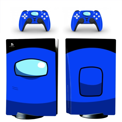 Among Us decal skin for PS5 Disc Edition Console and two C.. Among Us decal skin for PS5 Disc Edition Console and two C..