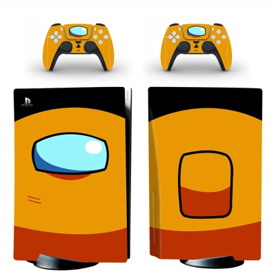 Among Us decal skin for PS5 Disc Edition Console and two C.. Among Us decal skin for PS5 Disc Edition Console and two C..