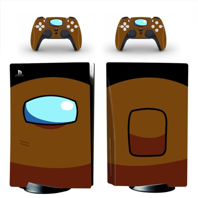 Among Us decal skin for PS5 Disc Edition Console and two C.. Among Us decal skin for PS5 Disc Edition Console and two C..