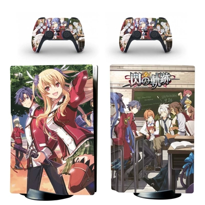 Trails Erebonia Arc decal skin for PS5 Disc Edition Consol.. Trails Erebonia Arc decal skin for PS5 Disc Edition Consol..