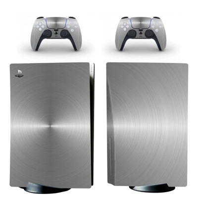 Metal Texture decal skin for PS5 Disc Edition Console and .. Metal Texture decal skin for PS5 Disc Edition Console and ..