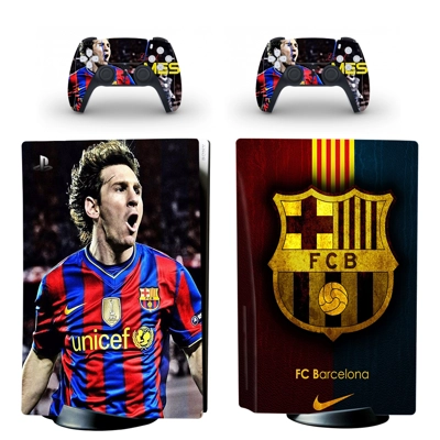 FC Barcelona decal skin for PS5 Disc Edition Console and t.. FC Barcelona decal skin for PS5 Disc Edition Console and t..