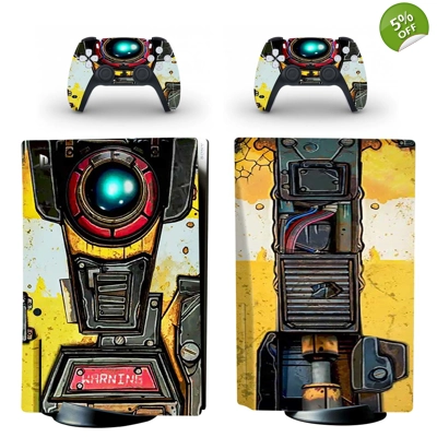 Borderlands decal skin for PS5 Disc Edition Console and tw.. Borderlands decal skin for PS5 Disc Edition Console and tw..