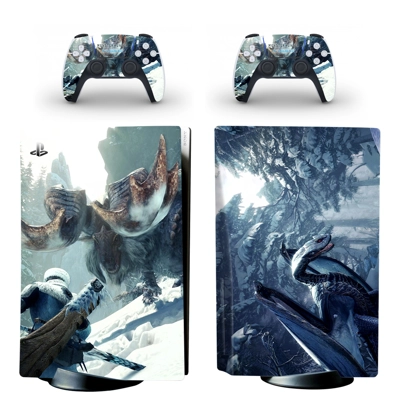 Monster Hunter decal skin for PS5 Disc Edition Console and.. Monster Hunter decal skin for PS5 Disc Edition Console and..